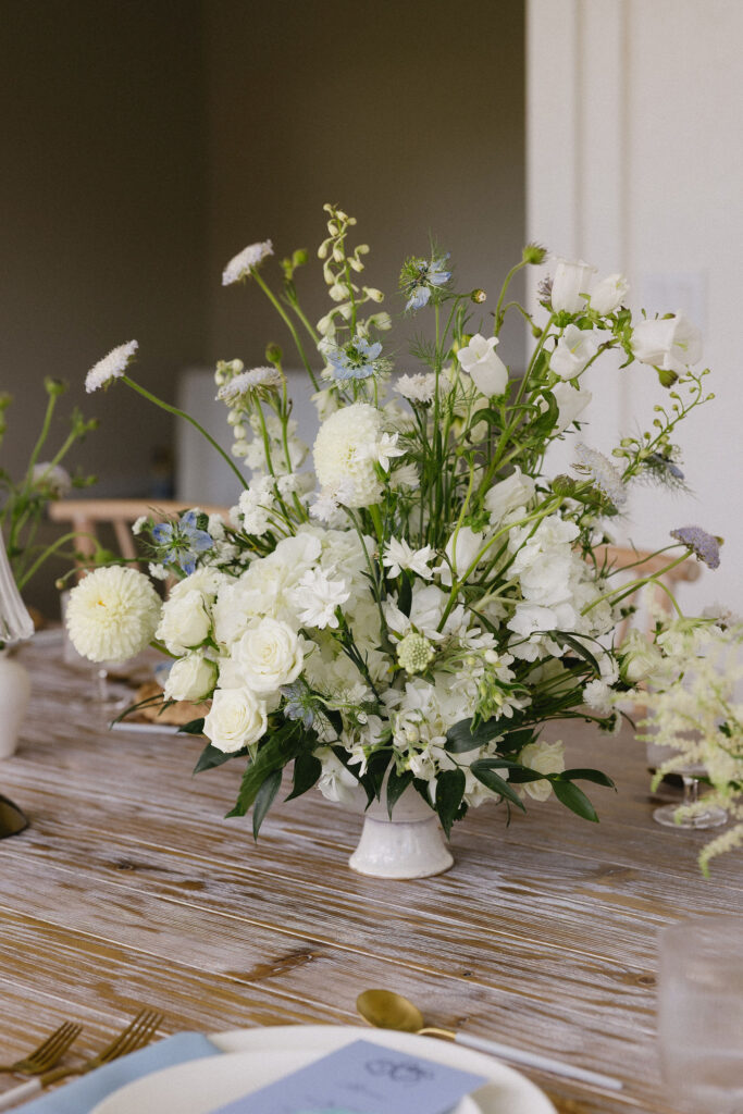 stunning florals at the reception