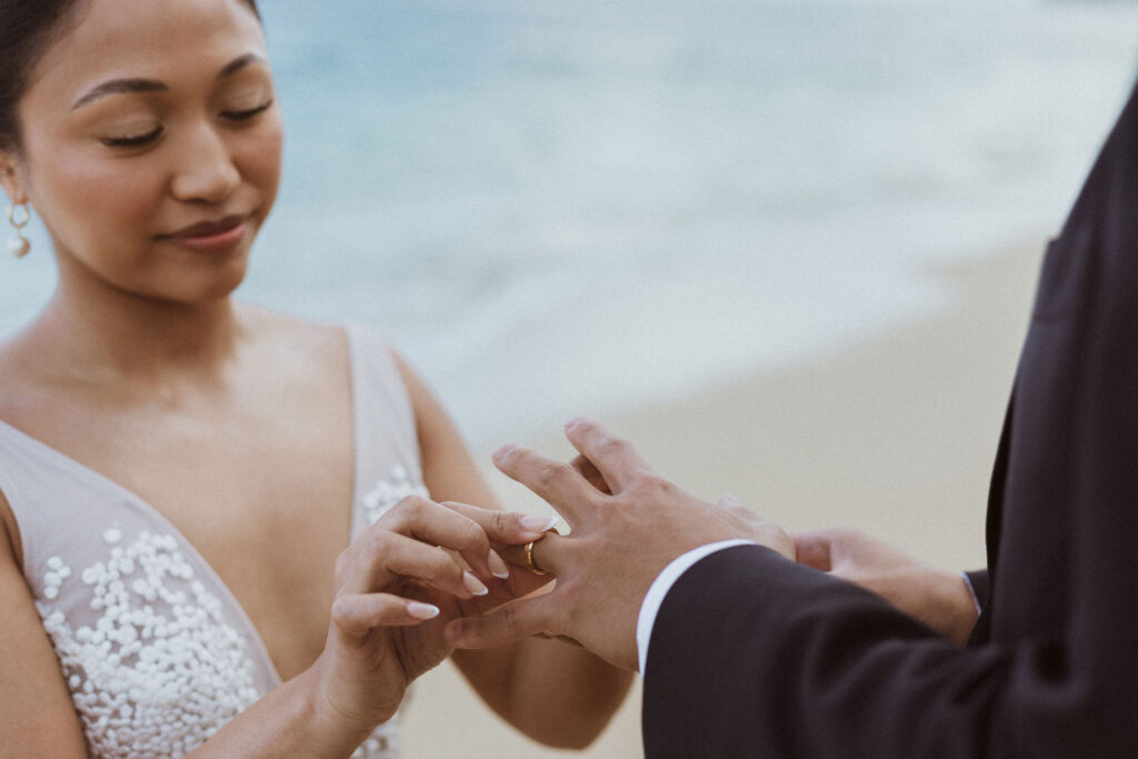 An Intimate Oahu Elopement at Kaimana Beach Hotel and Kaaawa Beach