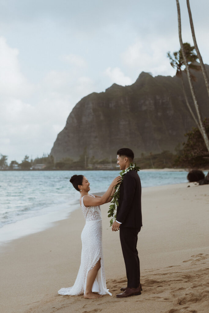 An Intimate Oahu Elopement at Kaimana Beach Hotel and Kaaawa Beach