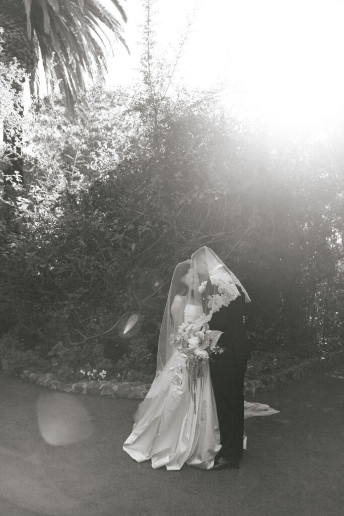 bride and groom at their dream hawaii wedding