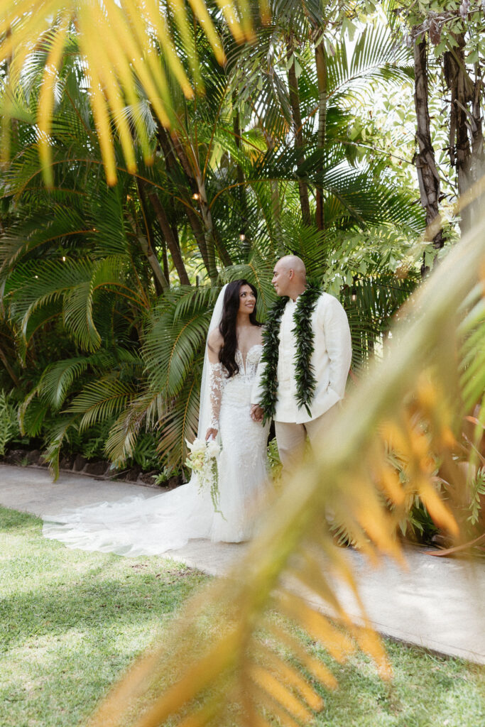 stunning bridal portraits in oahu