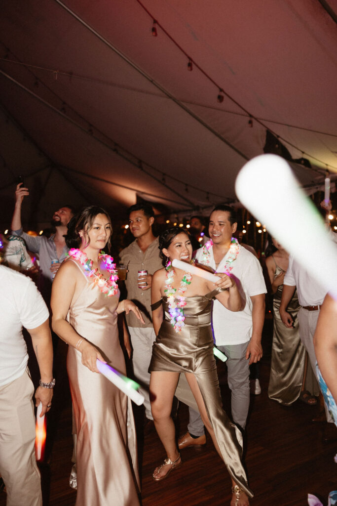 fun wedding reception party