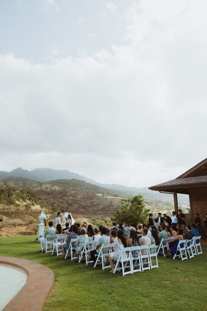 romantic and timeless wedding ceremony in oahu