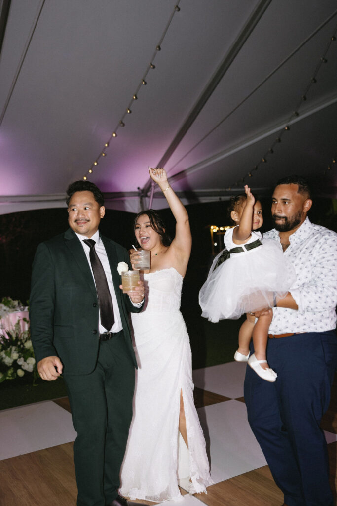 newlyweds at their dream photoshoot