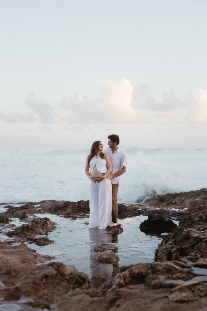 soon to be parents at their dream photoshoot