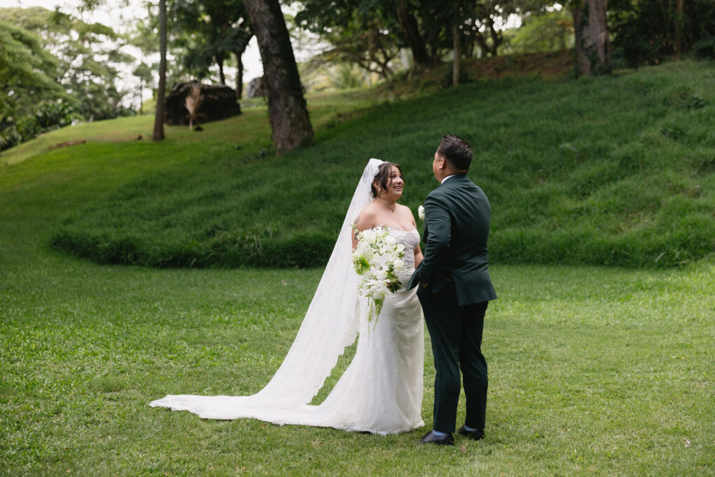 A Real Paliku Gardens Wedding at Kualoa Ranch | Monika & David’s Story