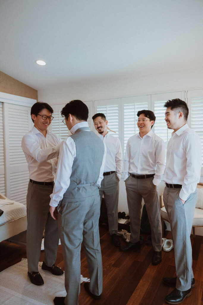 Intimate Honolulu Wedding at Café Julia with a Backyard Hawaii Ceremony