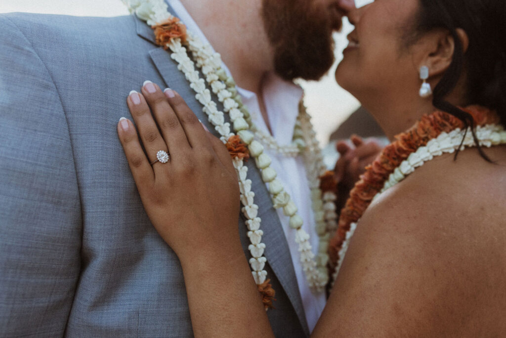 stunning closeup shot of the wedding ring