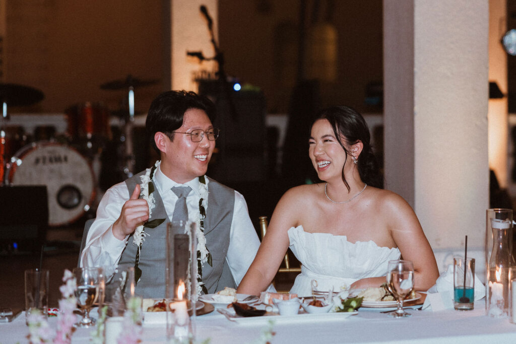Intimate Honolulu Wedding at Café Julia with a Backyard Hawaii Ceremony