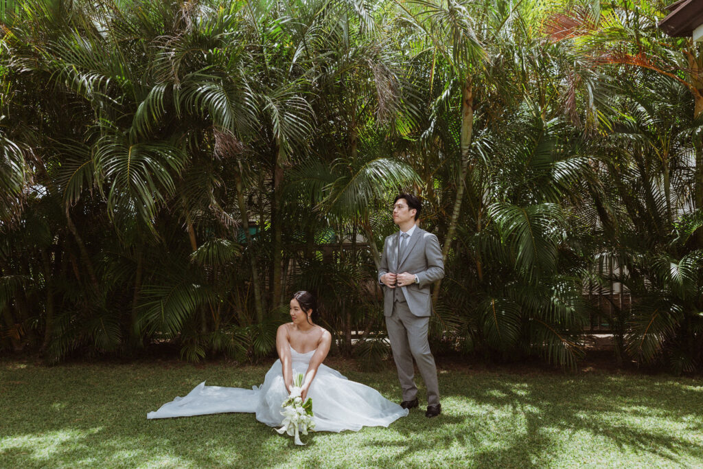 stunning bridal portraits in hawaii