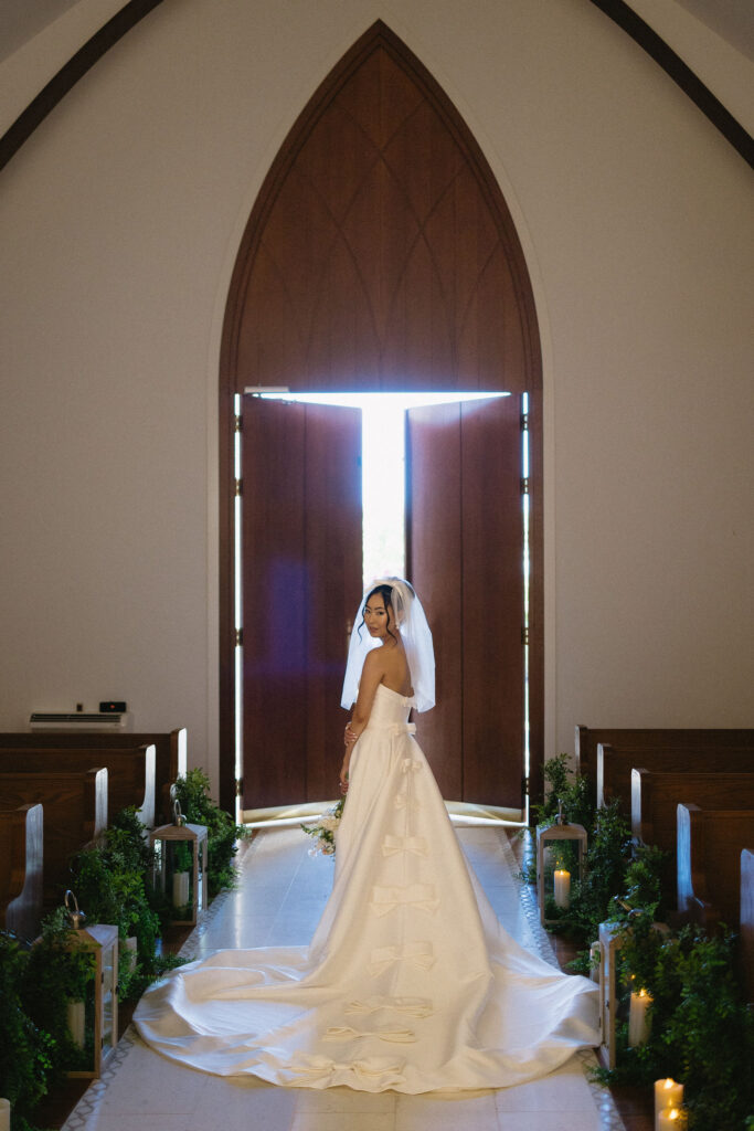 stunning picture of the bride