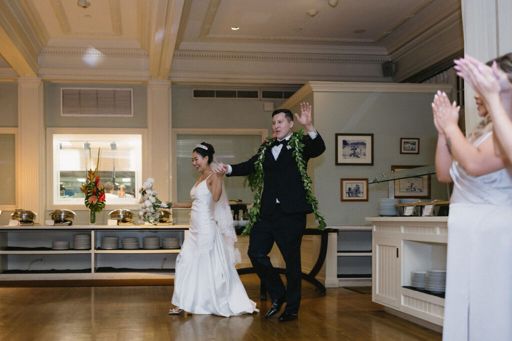 bride and groom dancing at their wedding reception