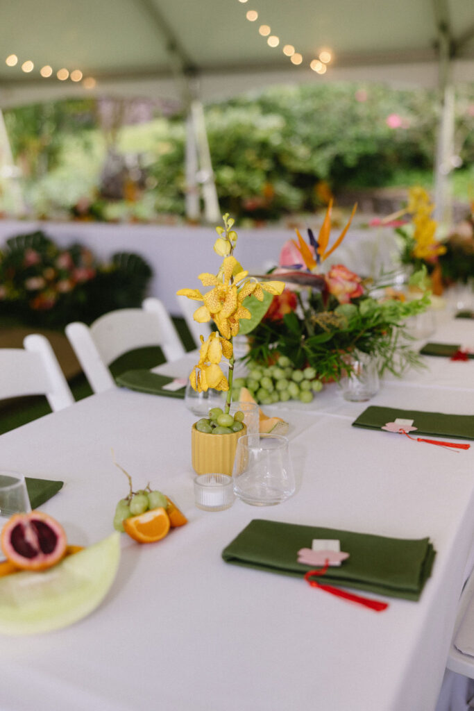 wedding reception decor