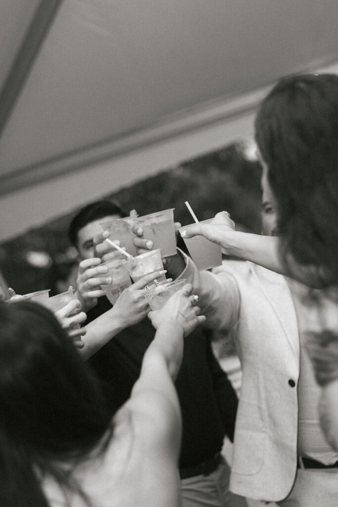 fun wedding reception party