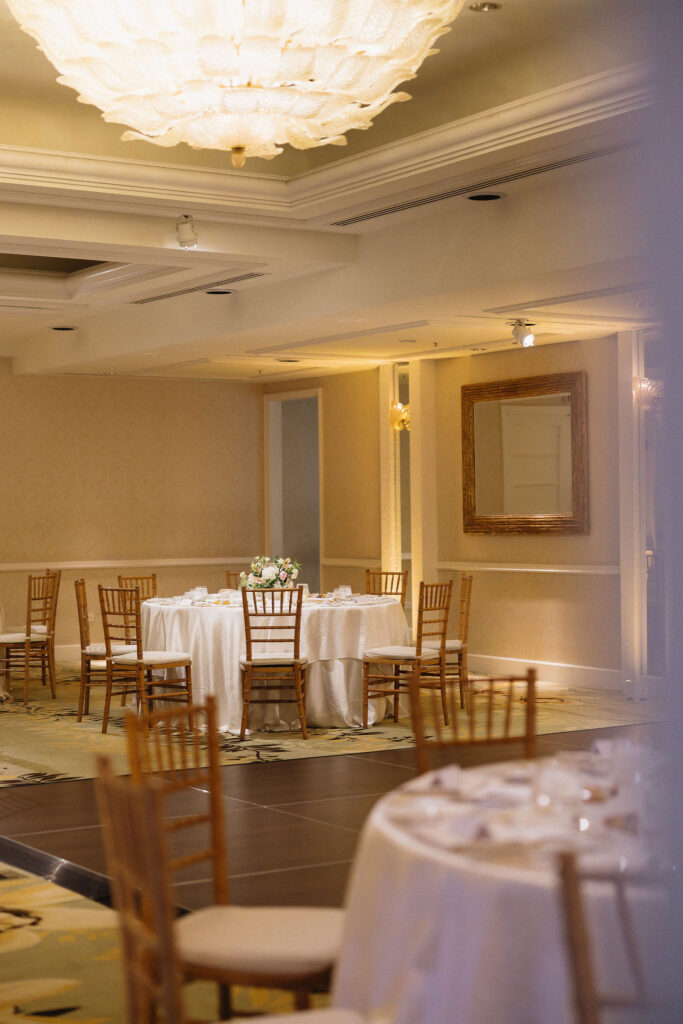 elegant and timeless wedding reception decor