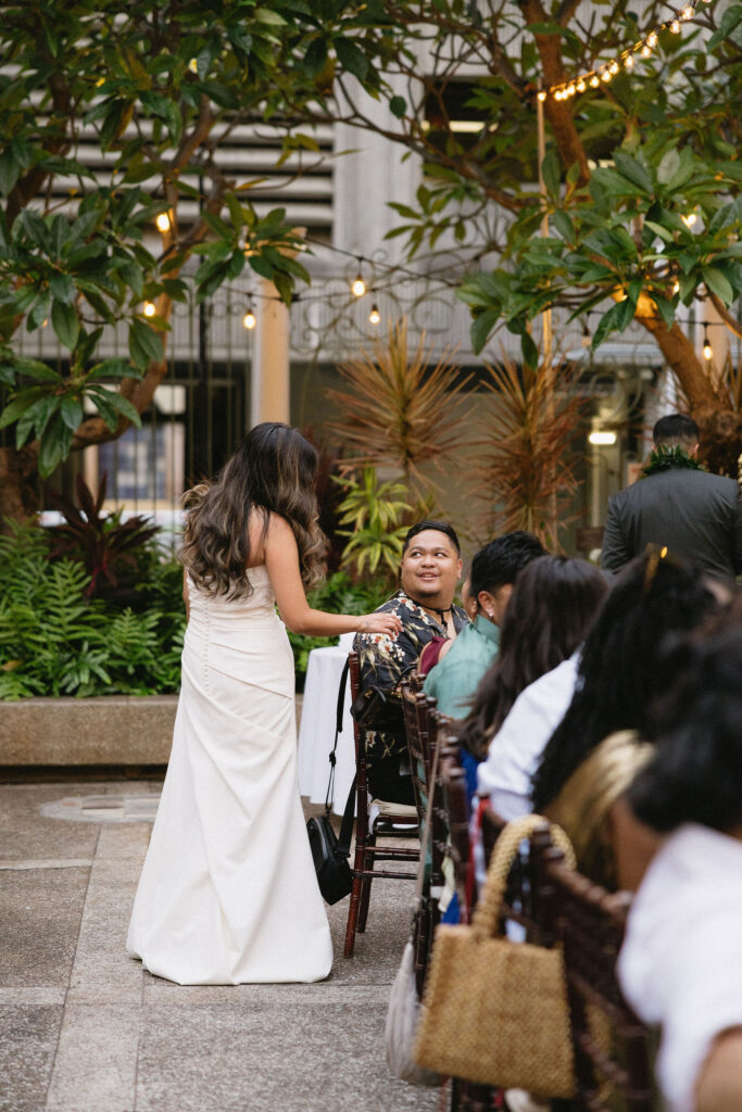Timeless Café Julia Wedding Details in Honolulu, Hawaii
