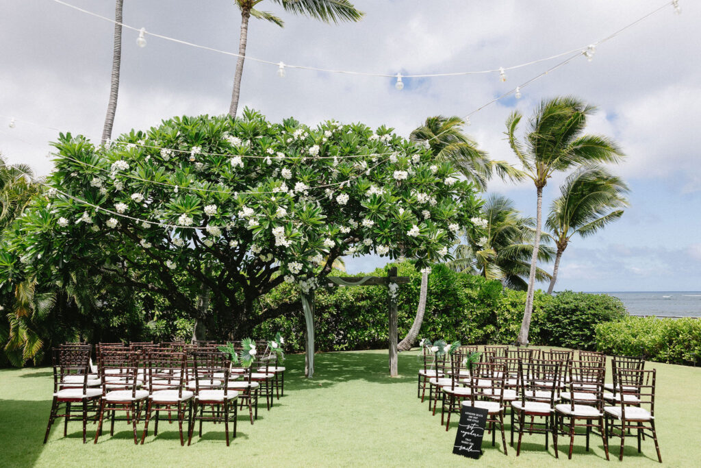elegant and timeless wedding ceremony decor