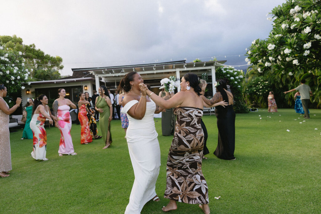 fun wedding reception party